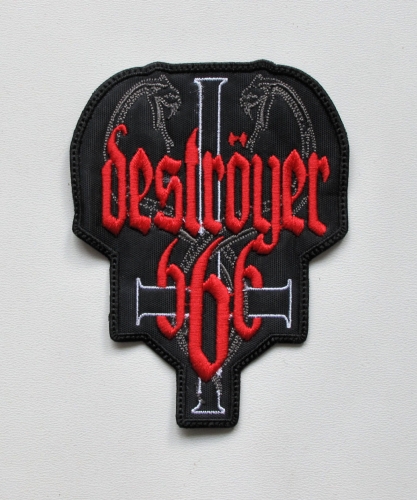 DESTROYER 666 - Cross -- Embroidered Patch.JPG