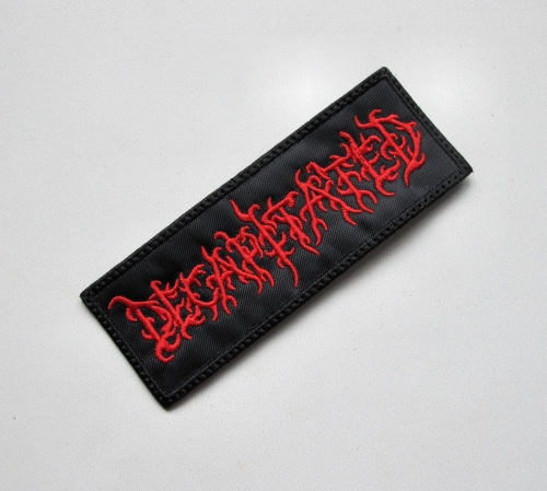 DECAPITATED [red] -- Embroidered Patch.JPG