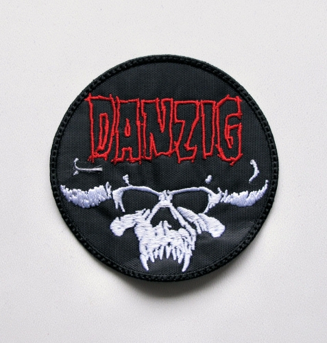 DANZIG - Circle Skull -- Embroidered Patch.JPG