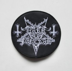 Naszywka Haftowana DARK FUNERAL - Logo [round white]