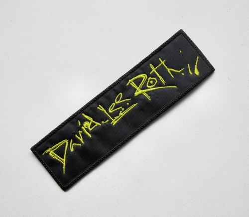 DAVID LEE ROTH -- Embroidered Patch.JPG