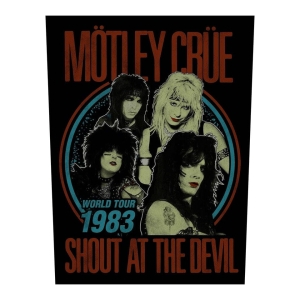 MOTLEY CRUE - SHOUT AT THE DEVIL -- Official Backpatch