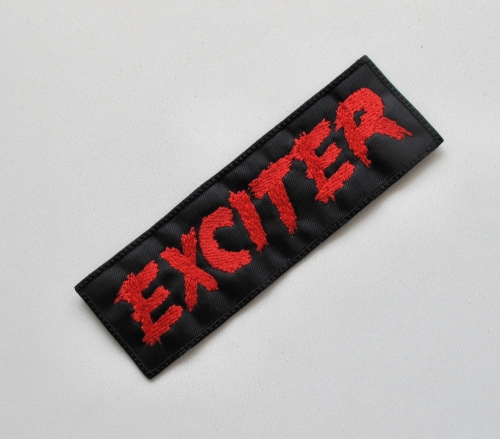 EXCITER [red]  -- Embroidered Patch.JPG