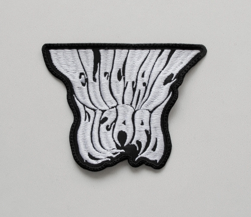 ELECTRIC WIZARD - Logo [white] -- Embroidered Patch.JPG