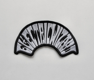 ELECTRIC WIZARD - Circle Logo [white] -- Embroidered Patch 