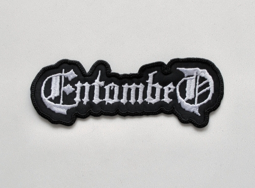 ENTOMBED - Logo Shaped -- Embroidered Patch.JPG