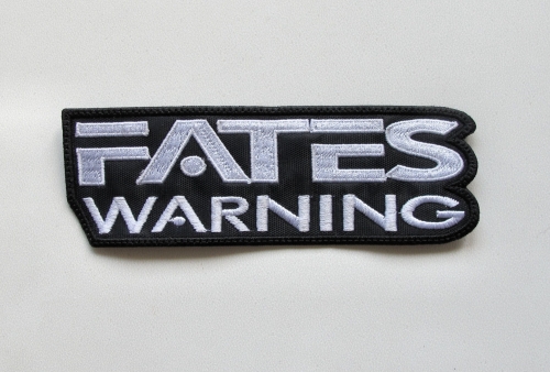 FATES WARNING - Logo [white] -- Embroidered Patch.JPG