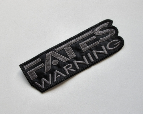 FATES WARNING - Logo [grey] -- Embroidered Patch.JPG