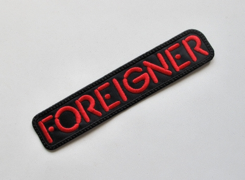 FOREIGNER  -- Embroidered Patch.JPG