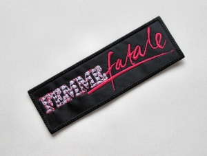 Naszywka Haftowana FEMME FATALE