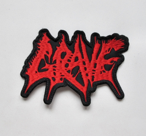 GRAVE [red] -- Embroidered Patch.JPG