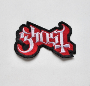 Naszywka Haftowana GHOST - Logo [red/white]