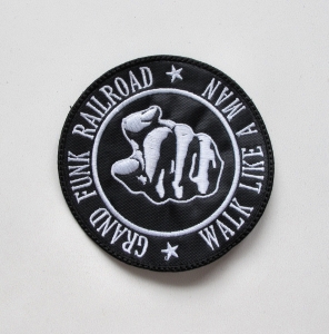 GRAND FUNK RAILROAD - Walk Like A Man -- Embroidered Patch 