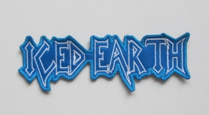 ICED EARTH - Logo Shape [blue] --- Embroidered Patch