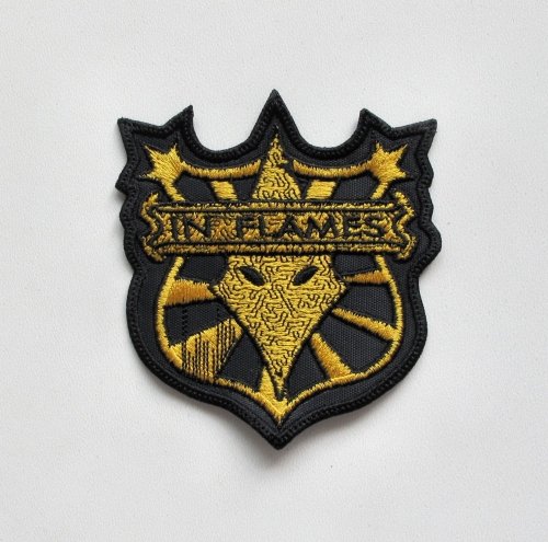IN FLAMES - Shield -- Embroidered Patch.JPG