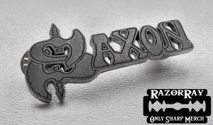 SAXON -- Metal Pin 