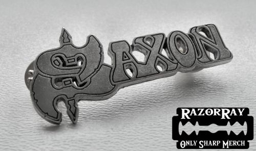 SAXON -- Metal Pin.JPG
