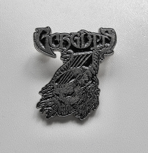 GORGUTS - Skull -- metal pin.JPG