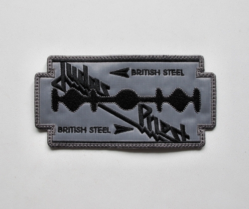 JUDAS PRIEST - British Steel  -- Embroidered Patch.JPG