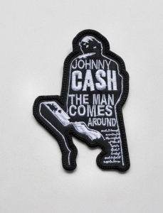 JOHNNY CASH --- Embroidered Patch