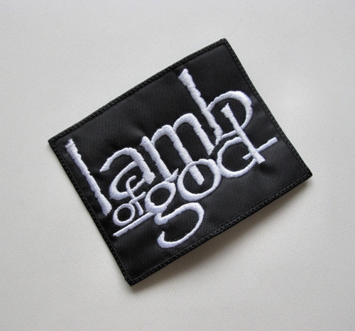 LAMB OF GOD - Logo -- Embroidered Patch.JPG