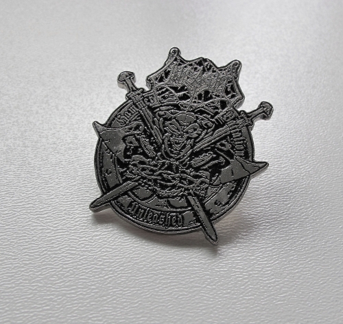 UNLEASHED - Hammer Batallion -- metal pin.JPG