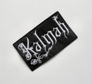 KALMAH - Logo [white] --- Embroidered Patch 