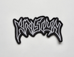 KRISIUN - Logo [white] --- Embroidered Patch