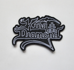 Naszywka Haftowana KING DIAMOND - Outline Logo [white]