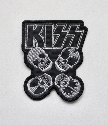 KISS - Members Skulls -- Embroidered Patch.JPG