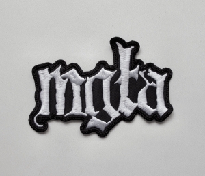 MGŁA - Logo Shaped --- Embroidered Patch