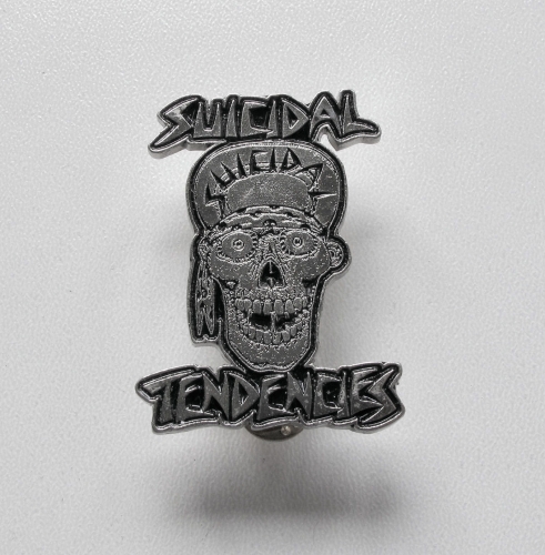 SUICIDAL TENDENCIES - Skater -- metal pin.JPG