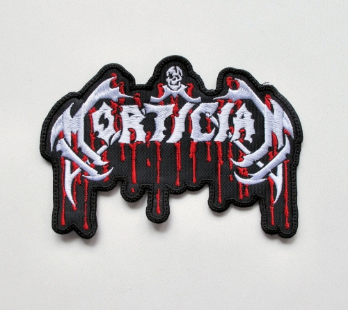 MORTICIAN - Shaped Logo -- Embroidered Patch.JPG