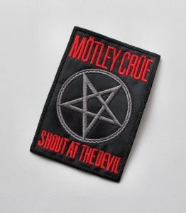 MOTLEY CRUE - Shout At The Devil --- Embroidered Patch 