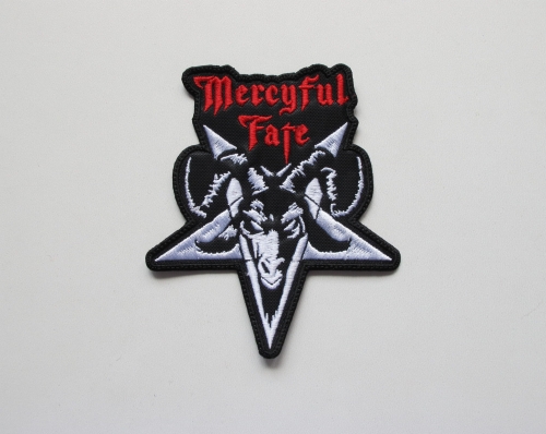 MERCYFUL FATE - Pentagram Goat-- Embroidered Patch.JPG