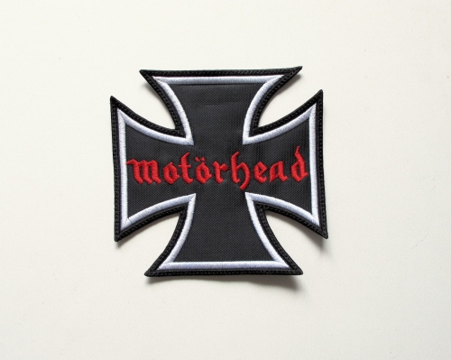 MOTORHEAD - Cross  -- Embroidered Patch.JPG