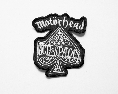 MOTORHEAD - Ace of Spades Shape  -- Embroidered Patch.JPG
