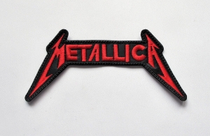 Naszywka Haftowana METALLICA - Classic Logo [red]  