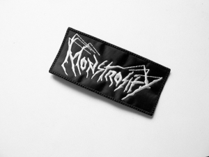 Naszywka Haftowana MONSTROSITY - Logo [white]