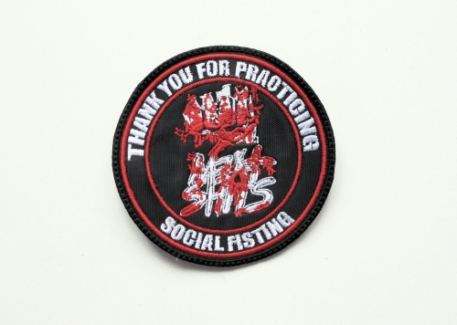 MEAT SHIT - Thank you for Practicing  --- Embroidered Patch.JPG