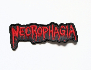 Naszywka Haftowana NECROPHAGIA - Logo Shaped 