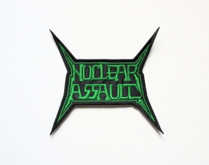 NUCLEAR ASSAULT - Logo  --- Embroidered Patch  