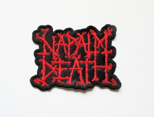 Naszywka Haftowana NAPALM DEATH - Logo [red] 