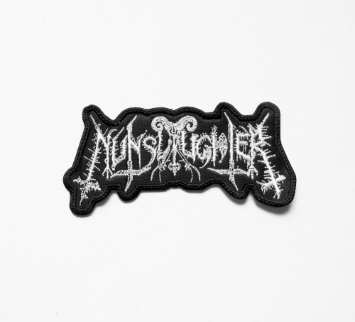 NUNSLAUGHTER - Logo  --- Embroidered Patch.JPG