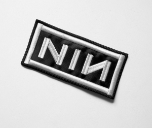 NINE INCH NAILS - NIN Logo --- Embroidered Patch 