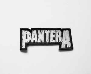 PANTERA [white] --- Embroidered Patch   