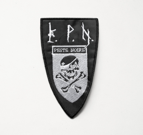 PESTE NOIRE - E. P. N. Shield  --- Embroidered Patch.JPG