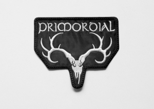 PRIMORDIAL  - Logo Deer--- Embroidered Patch  