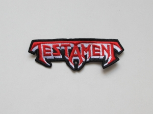 Naszywka Haftowana TESTAMENT - Logo [red]