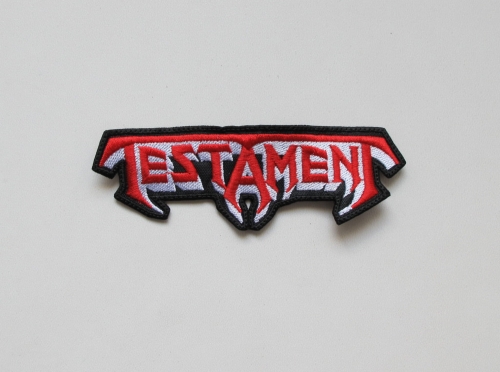 TESTAMENT - Logo [red]  --- Embroidered Patch.JPG